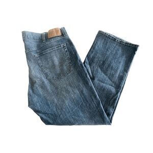 Signature Levi Strauss & Co. Mens Denim Jeans S61 Relaxed Blue Wash Size 38